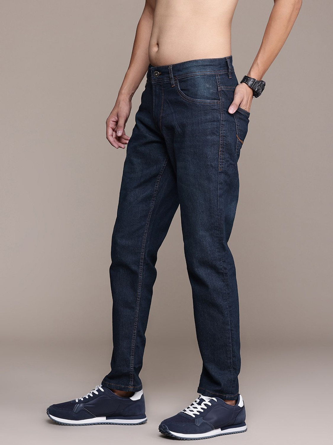 Image of Roadster Slim Men Blue Jeans