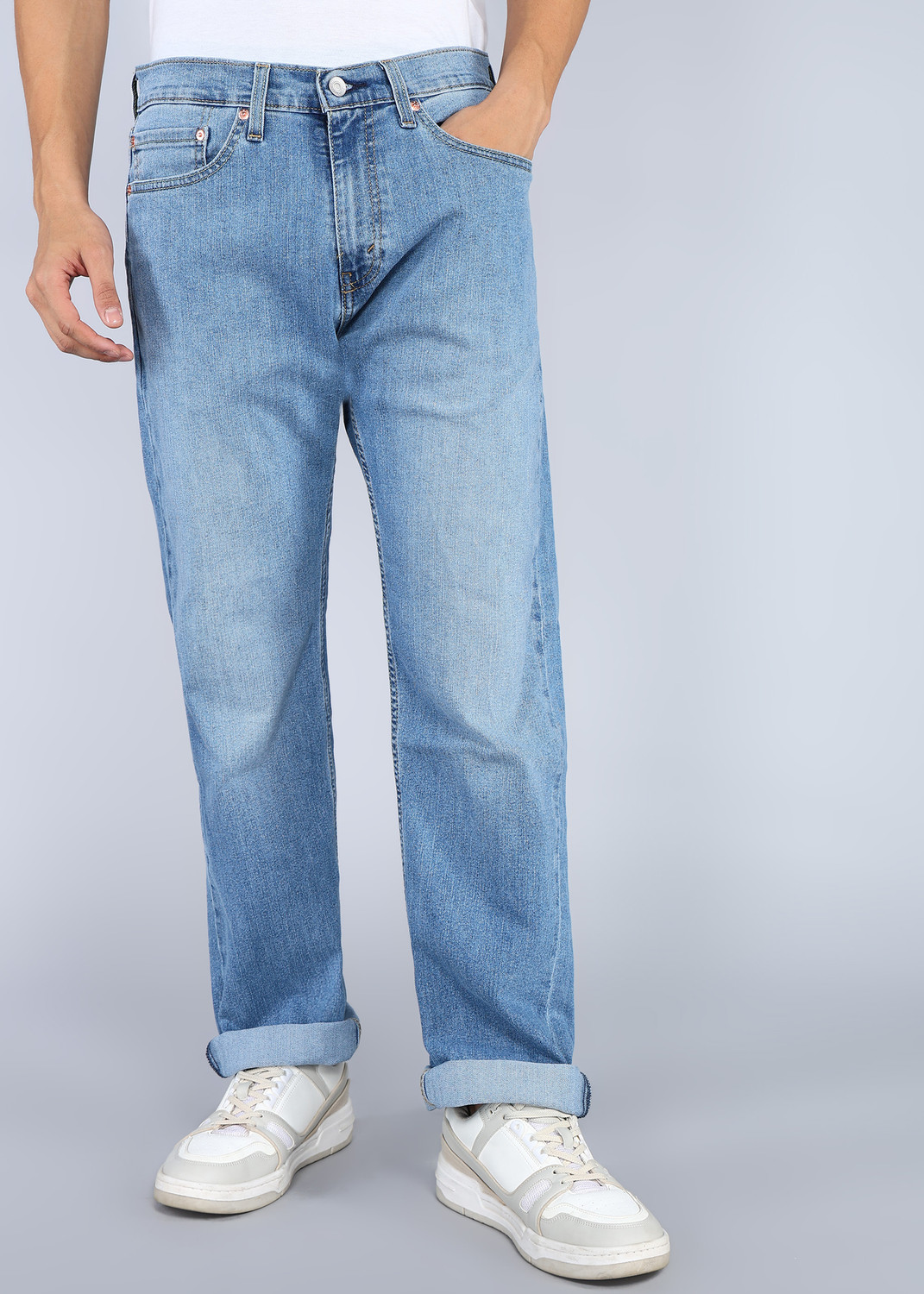 Image of LEVI'S Straight Fit Men Blue Jeans