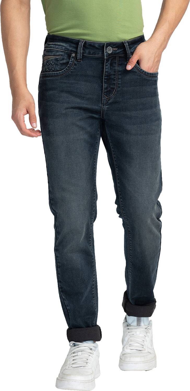 BEING HUMAN Slim Men Blue Jeans