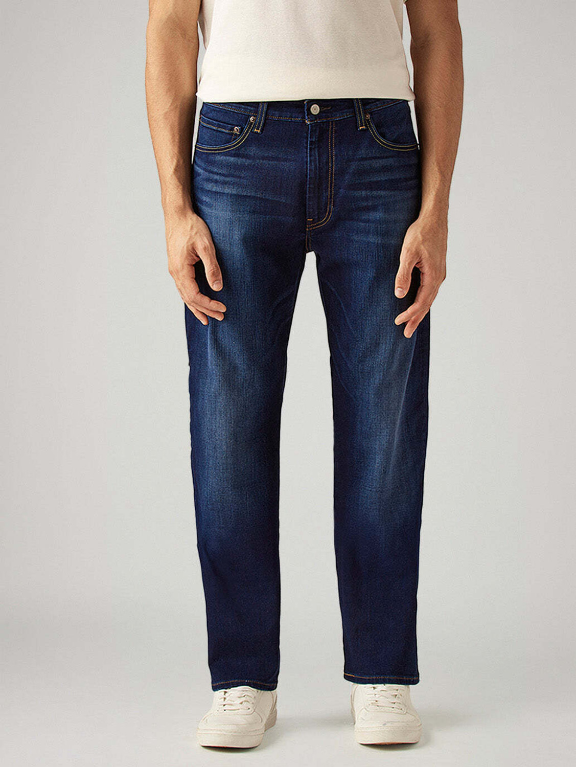 Image of LEVI'S Straight Fit Men Blue Jeans