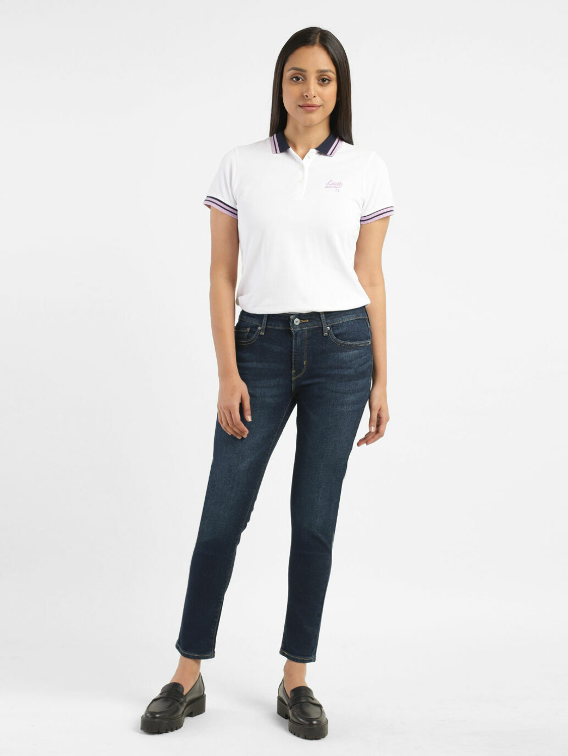 Image of LEVI'S 711 Skinny Women Blue Jeans