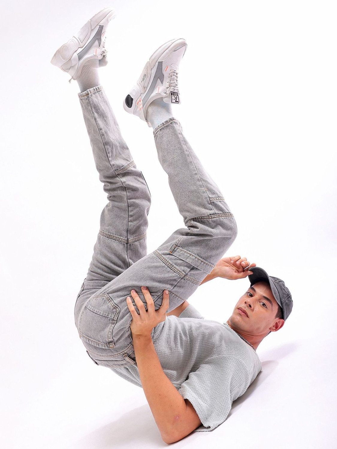 Image of The Indian Garage Co. Regular Men Grey Jeans