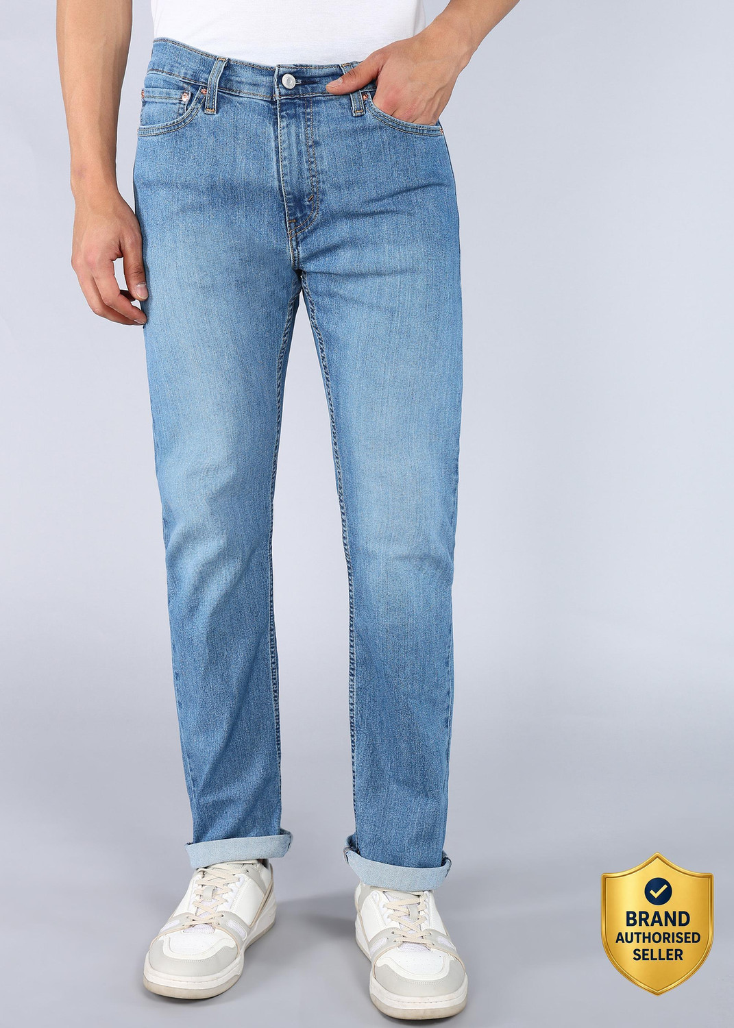 Image of LEVI'S Straight Fit Men Blue Jeans