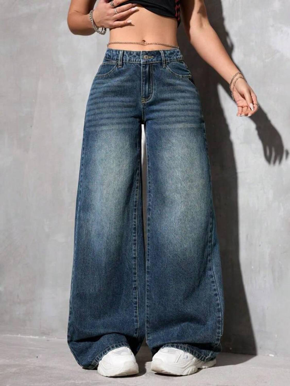HUNTER & HAYES Loose Fit Women Blue Jeans