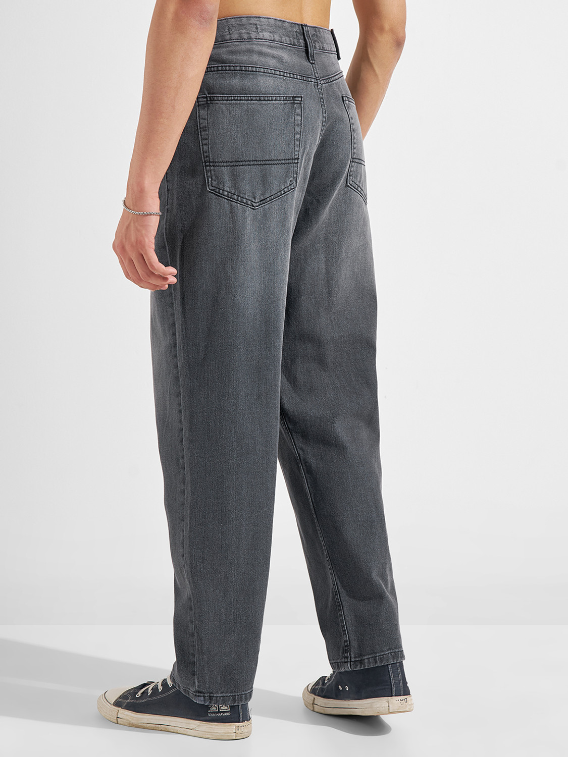 Image of HIGHLANDER Straight Fit Men Grey Jeans