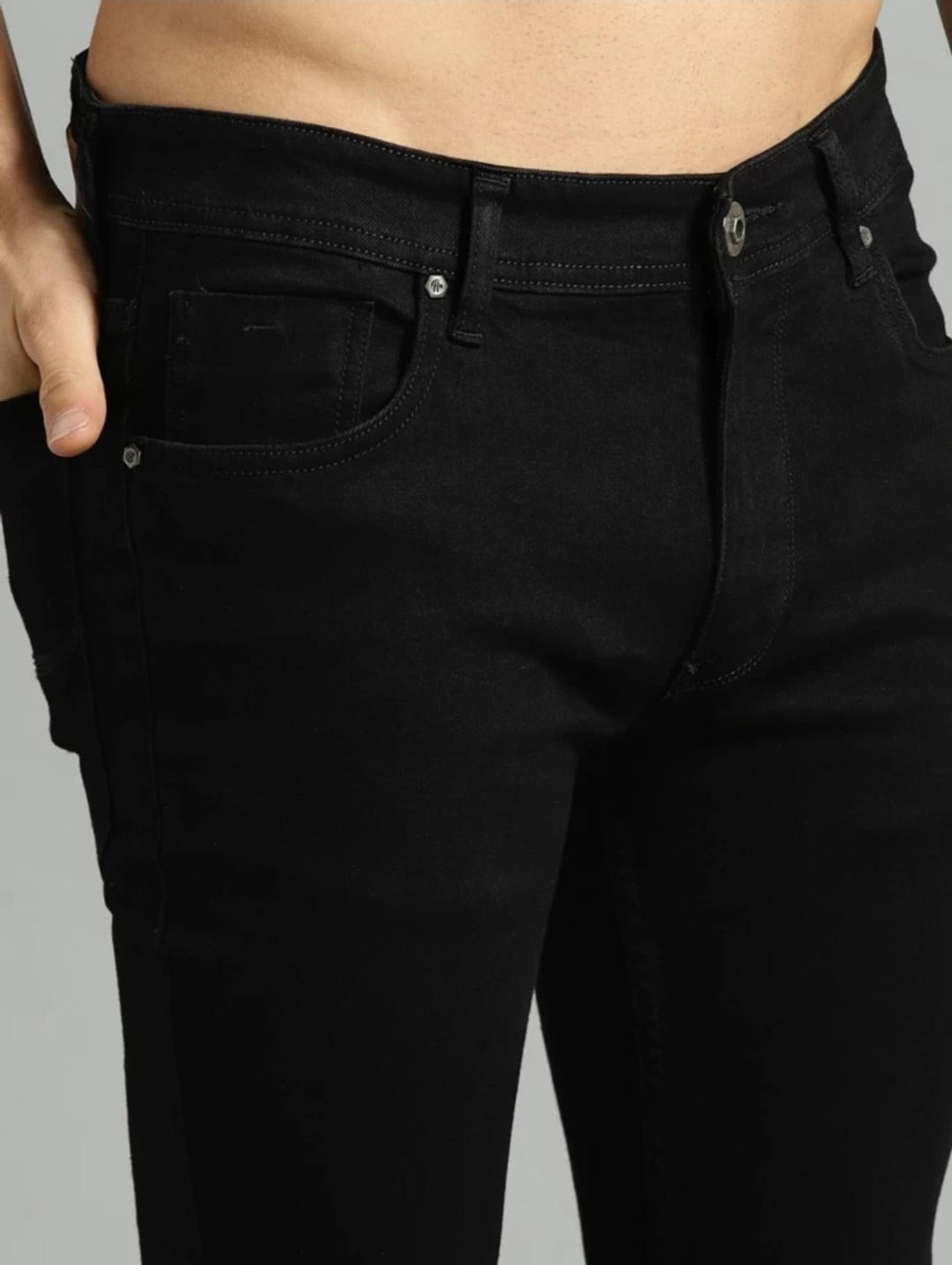 Image of CAMFITS Slim Men Black Jeans