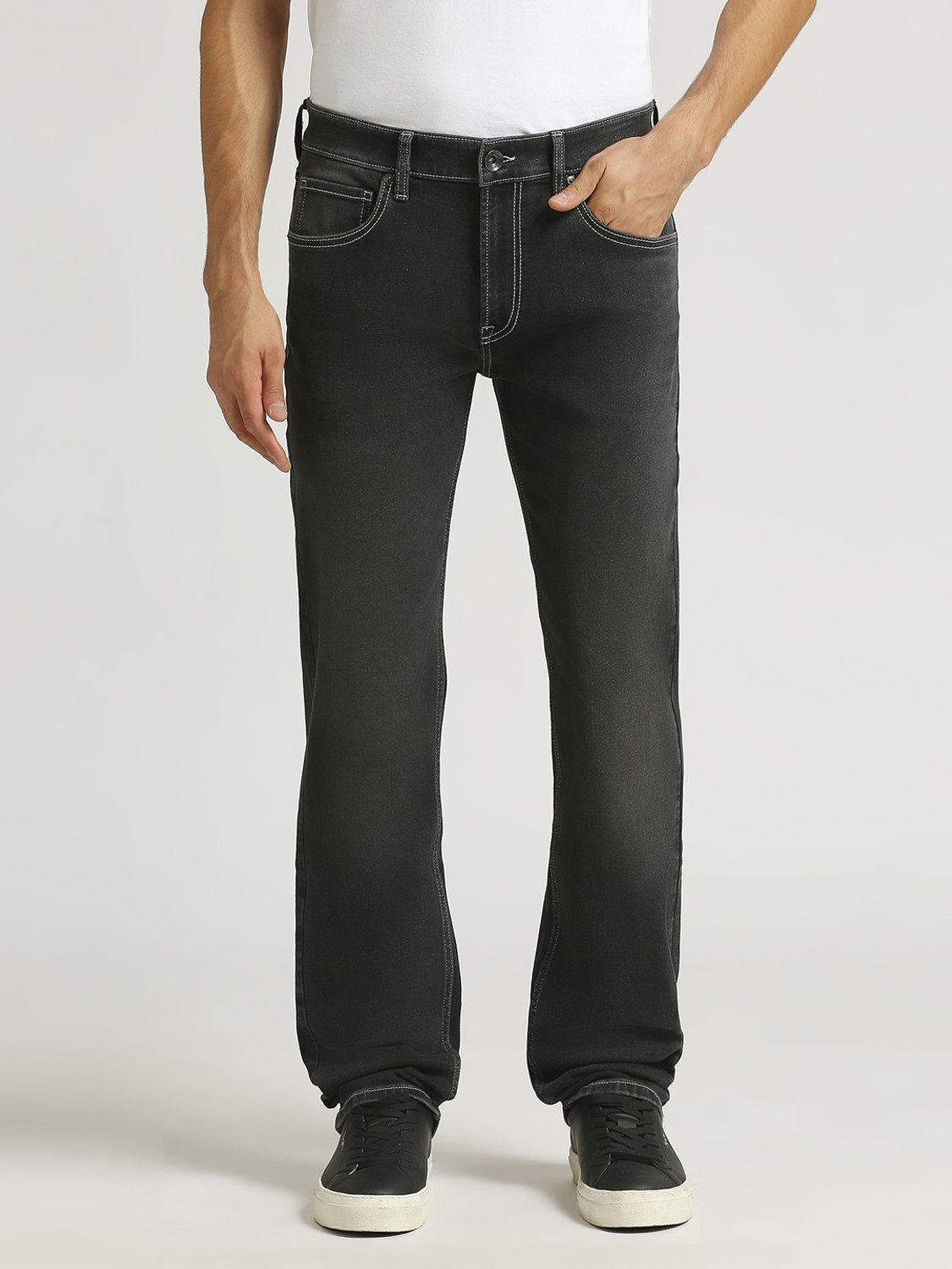 Image of Pepe Jeans Regular Men Black Jeans