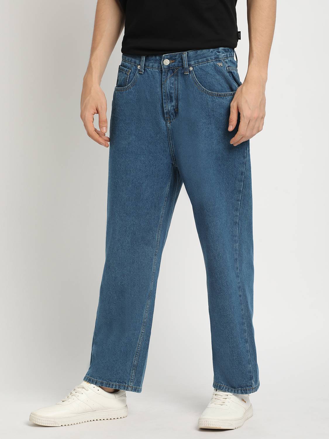 THE BEAR HOUSE Relaxed Fit Men Blue Jeans