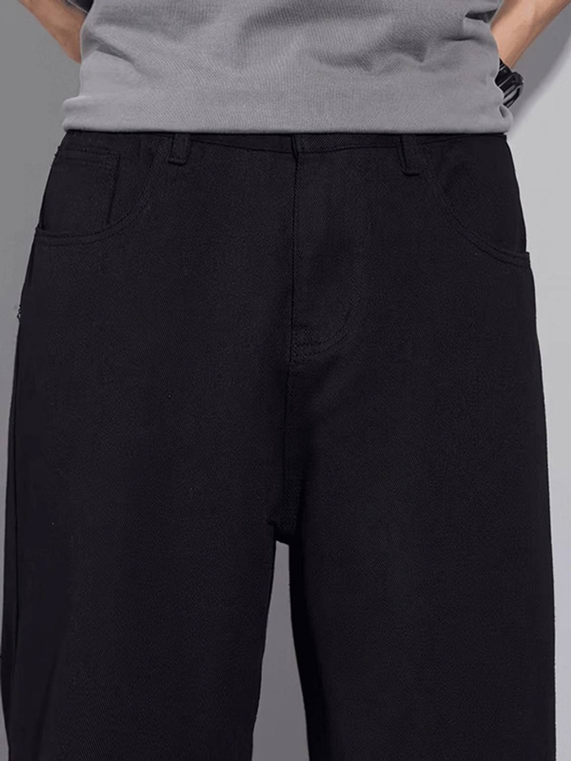 BLACK REY Loose Fit Men Black Jeans - Image 3