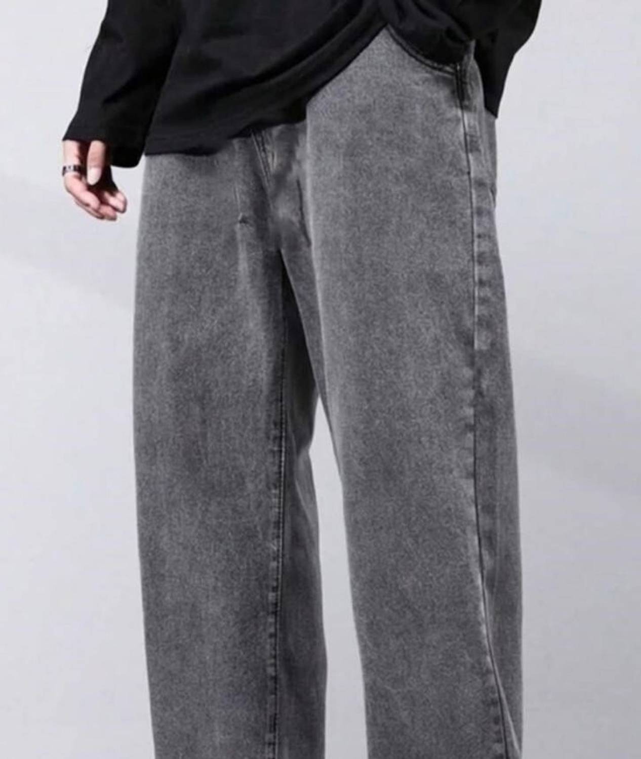 RIFA Straight Fit Men Grey Jeans - Image 4