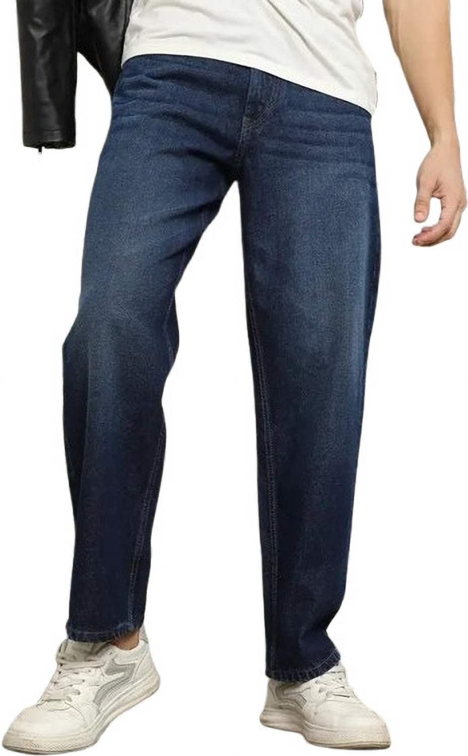 Image of BREXX Relaxed Fit Men Dark Blue Jeans