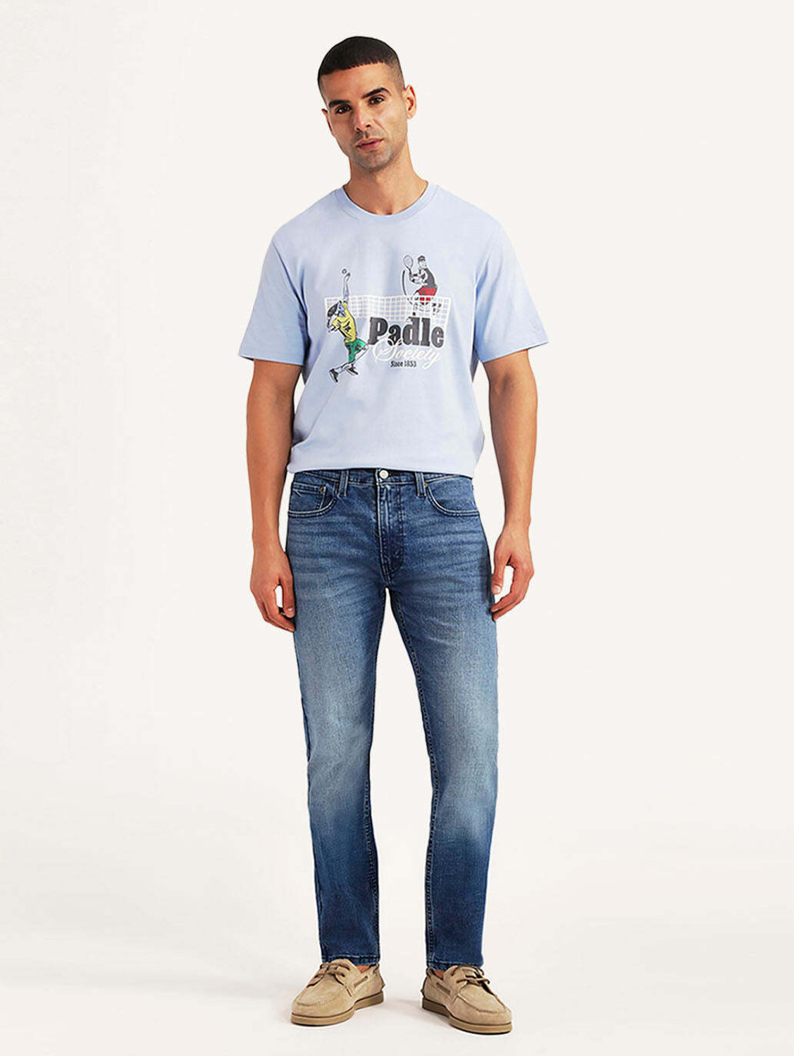Image of LEVI'S Tapered Fit Men Blue Jeans