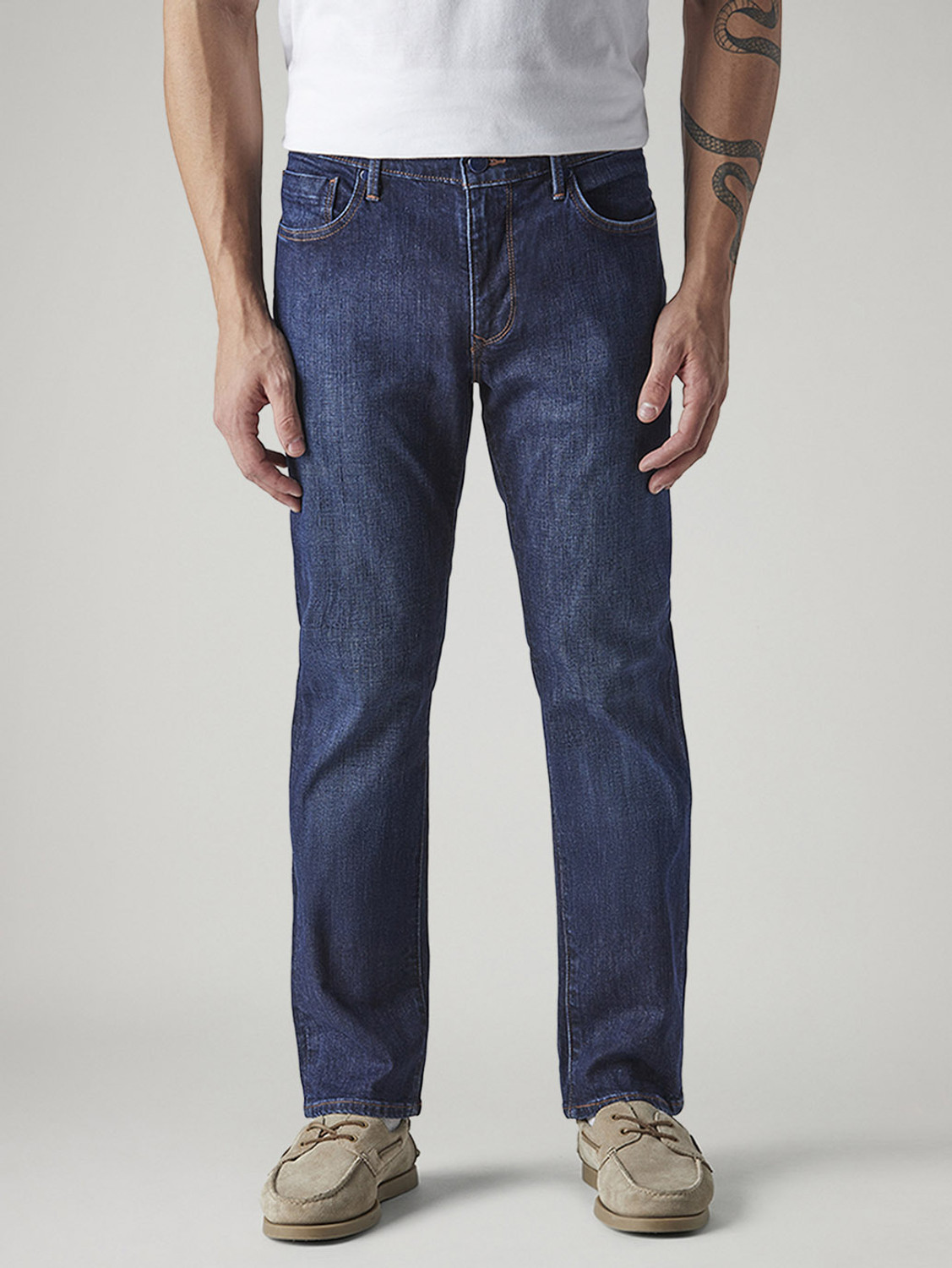 Image of LEVI'S Men Slim Mid Rise Blue Jeans