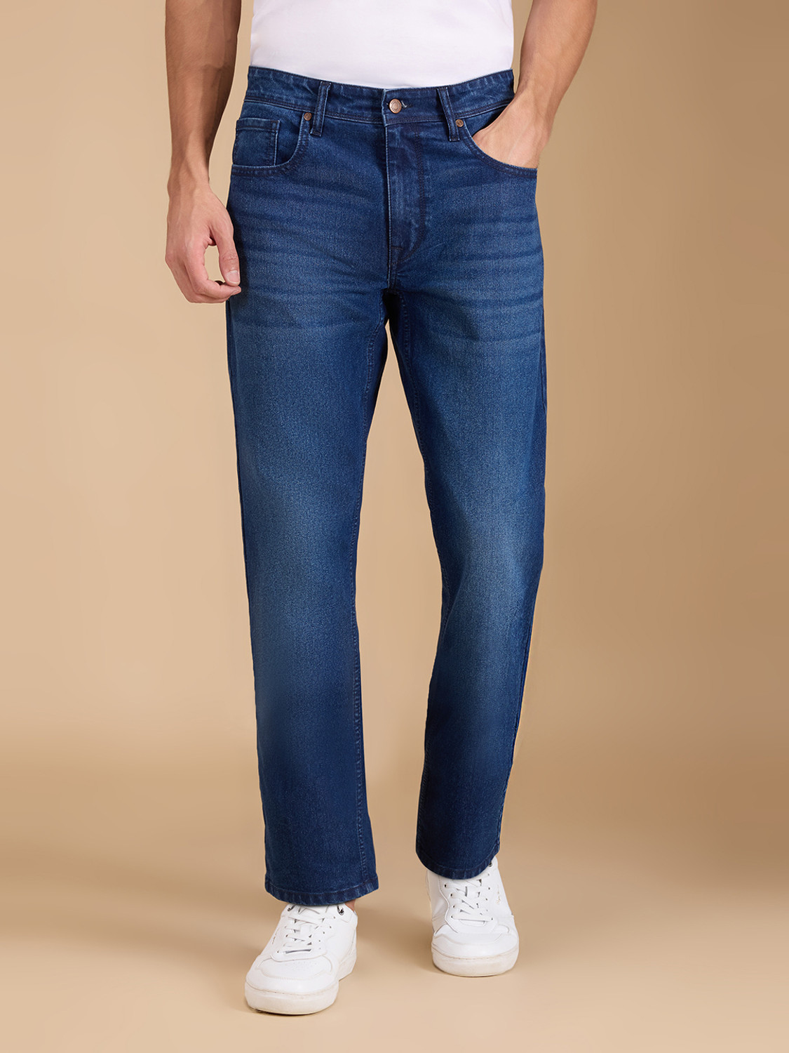 Image of Pepe Jeans Straight Fit Men Blue Jeans