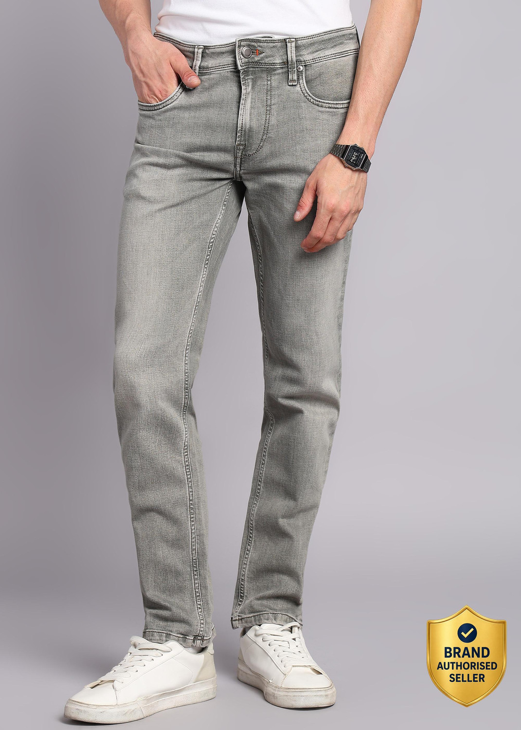 Image of KILLER Slim Men Grey Jeans
