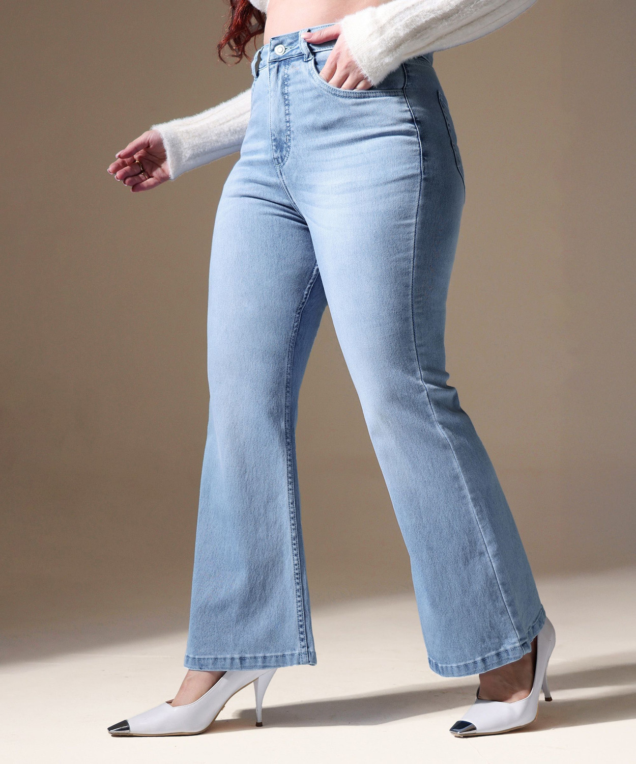 Image of Miss Chase Relaxed Fit Women Blue Jeans