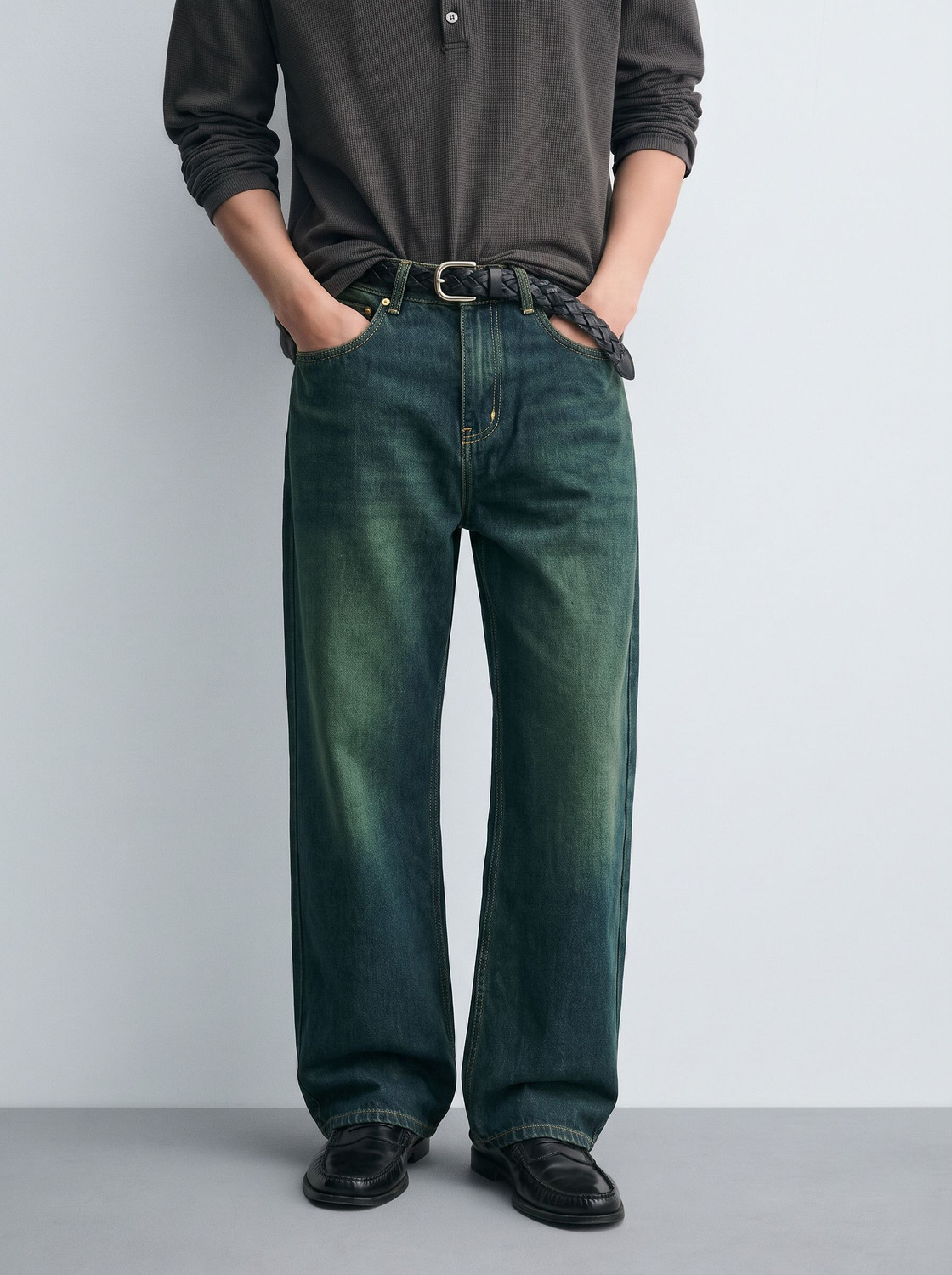 Image of dolsia Regular Men Blue Jeans