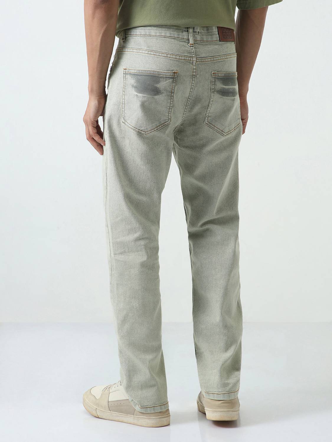 Urbano Grey Straight Fit Men Jeans - Image 3