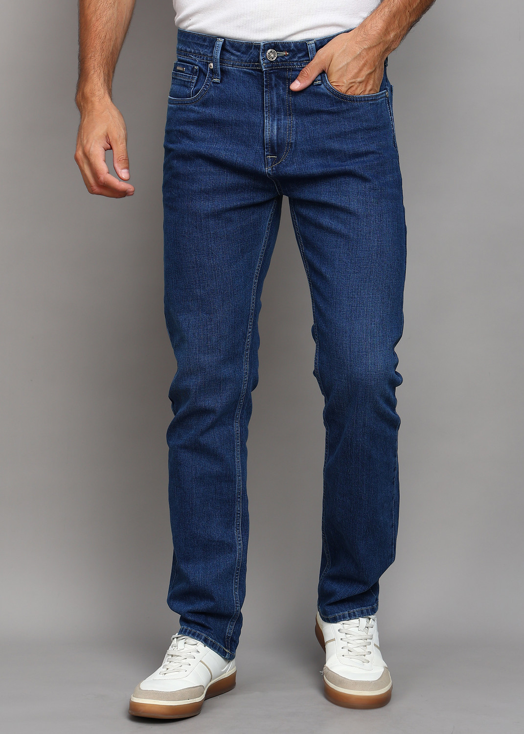 Image of KILLER Straight Fit Men Blue Jeans