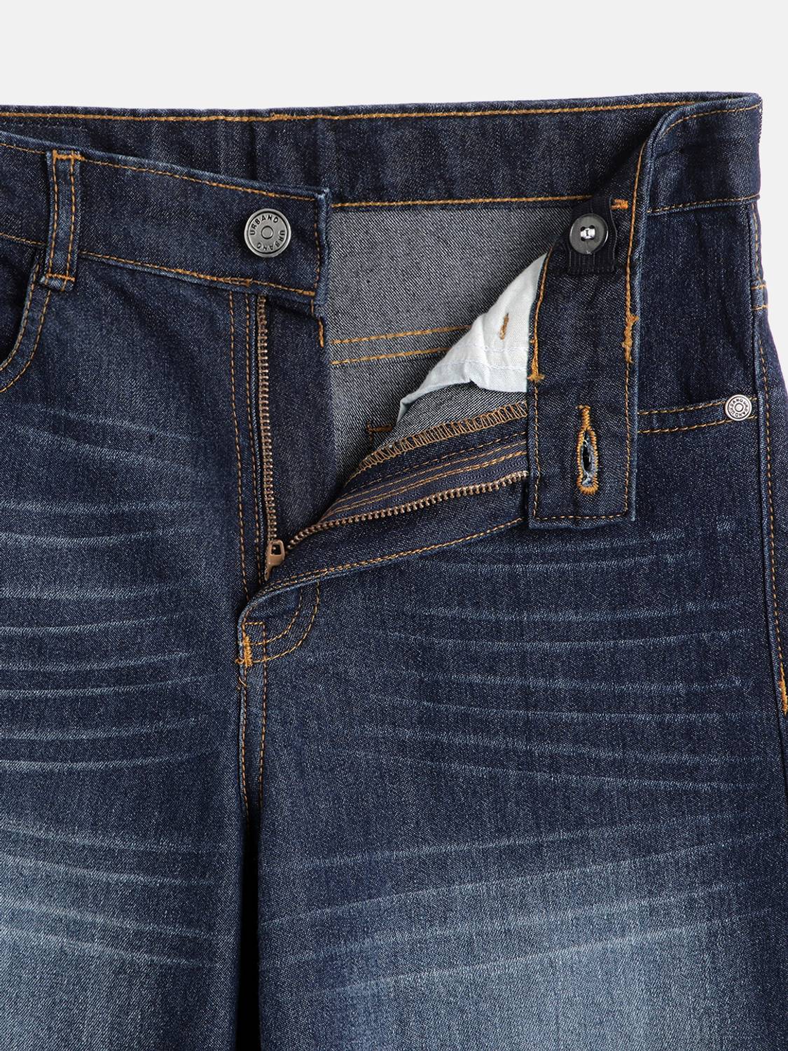Urbano Juniors Loose Fit Boys Dark Blue Jeans - Image 4