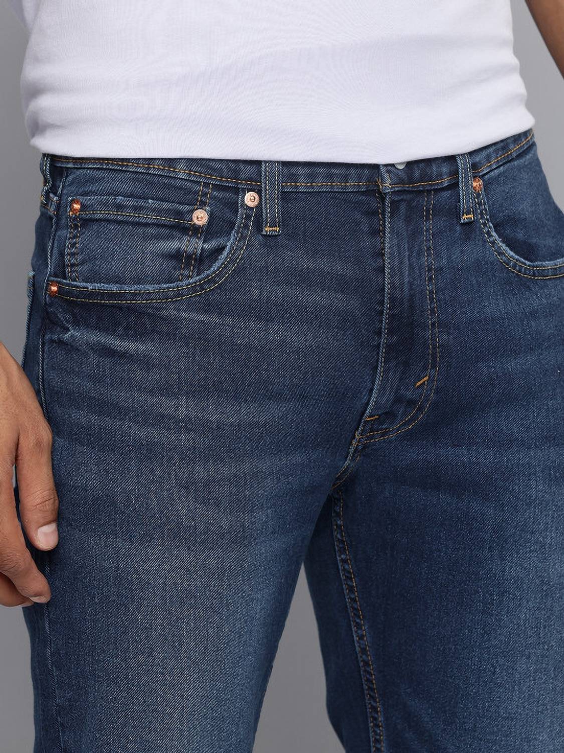 Levi's 527 Boot-Leg Men Dark Blue Jeans - Image 5