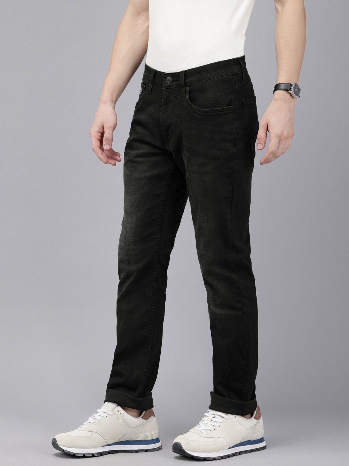 Image of U.S. POLO ASSN. Slim Men Black Jeans