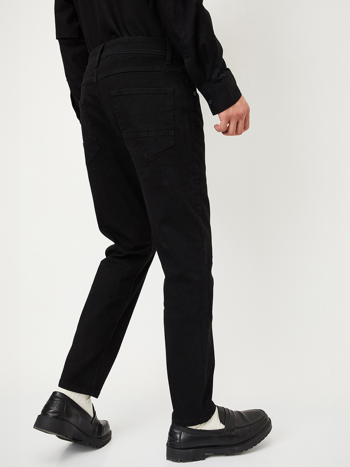 Image of MAX Regular Men Black Jeans