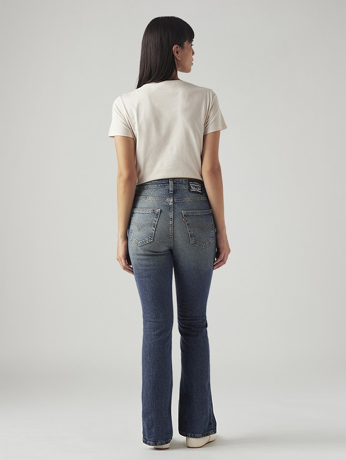 LEVI'S Flared Women Blue Jeans