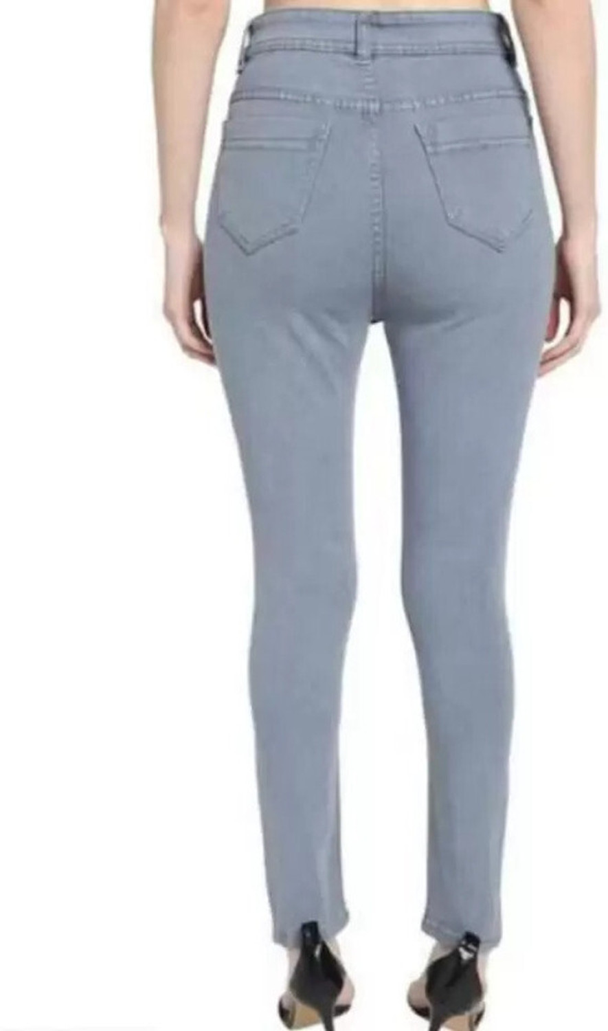 Image of Herway Skinny Women Grey Jeans