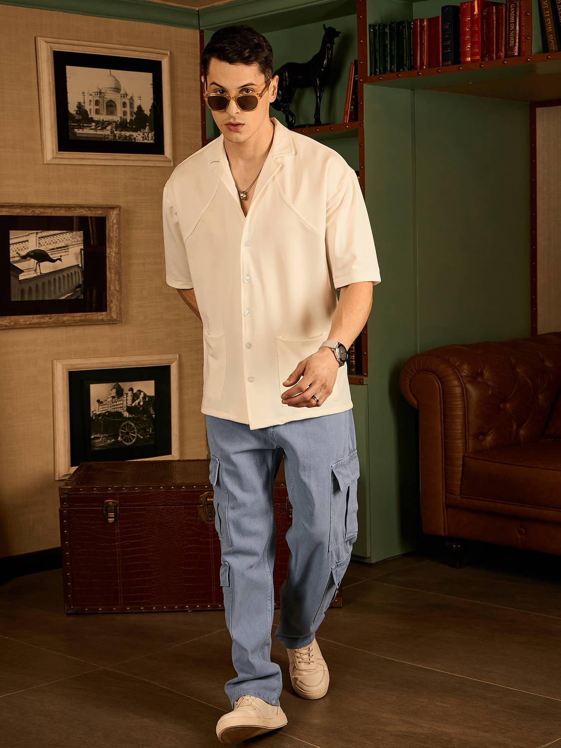 DENNISON Relaxed Fit Men Grey Jeans - Image 5