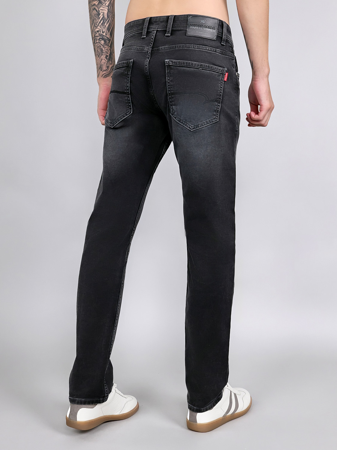 Image of MONTE CARLO Regular Men Grey Jeans