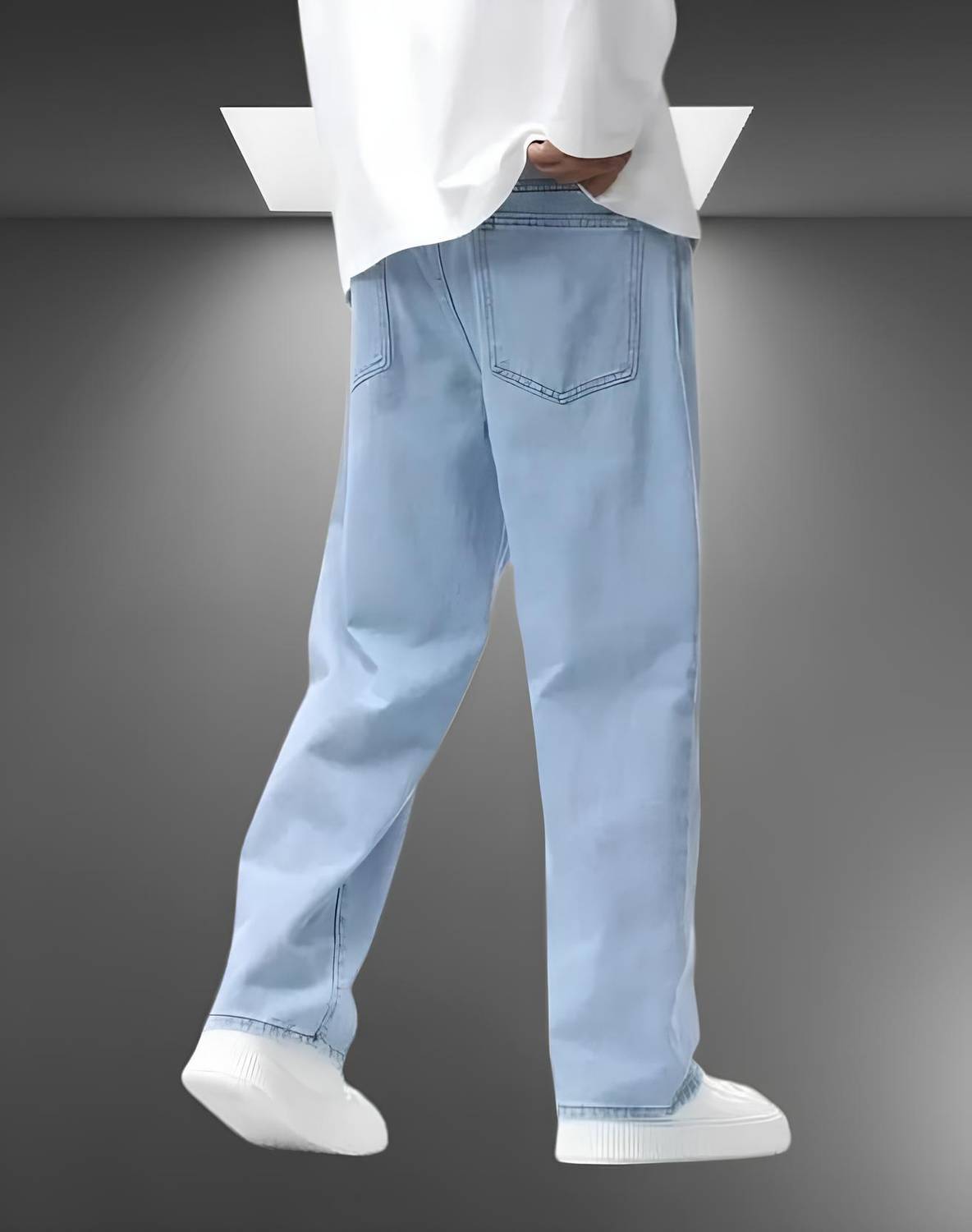 INDIVANE Relaxed Fit Men Light Blue Jeans - Image 2