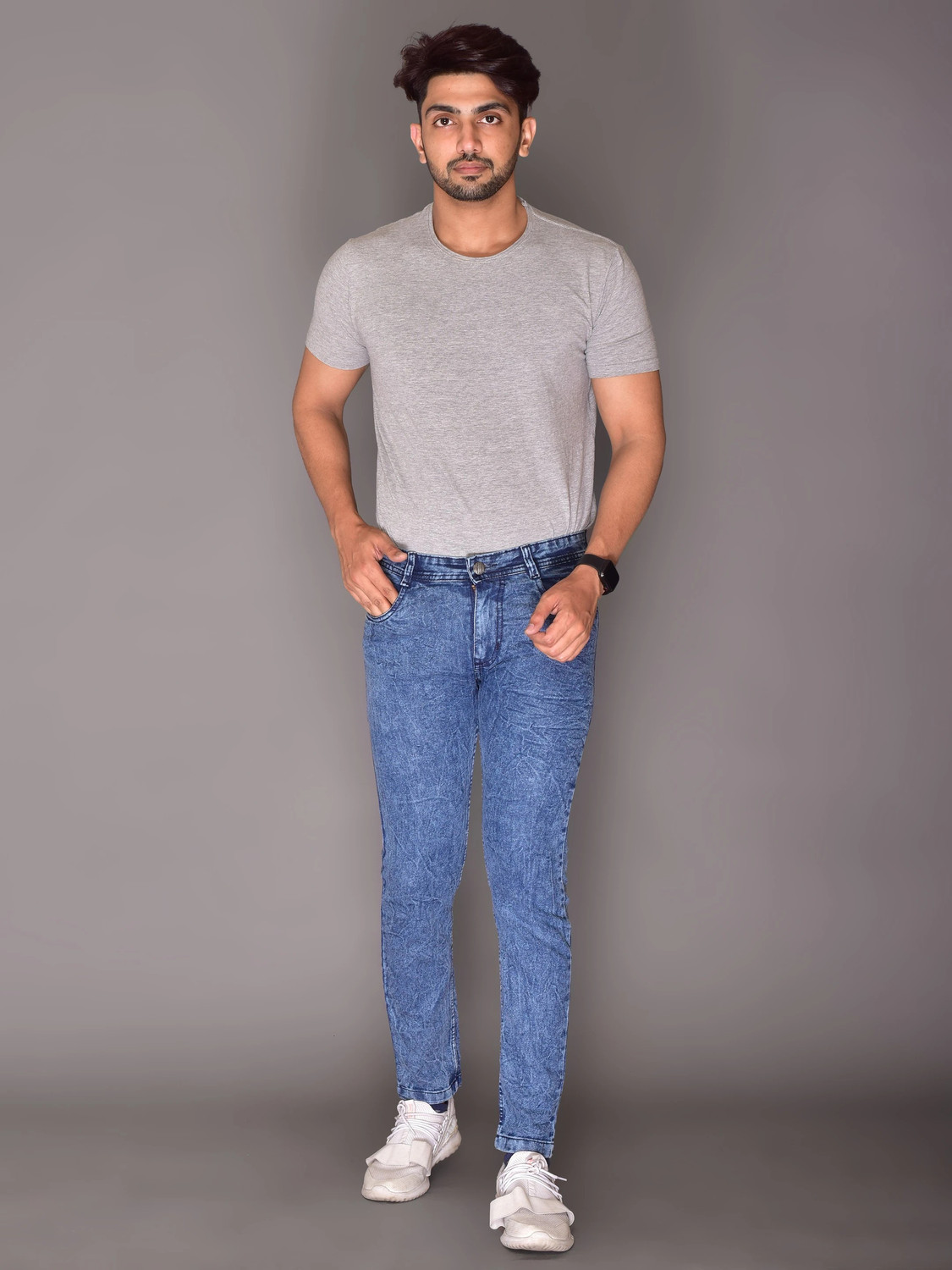 Image of RASSO Slim Men Light Blue Jeans