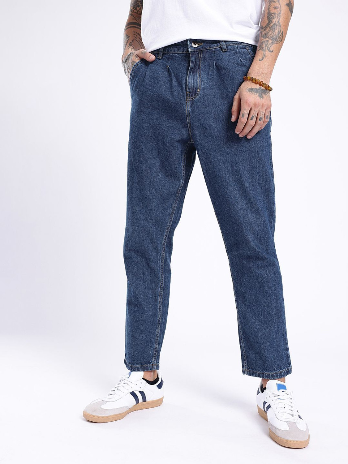 Image of Glitchez Regular Men Blue Jeans