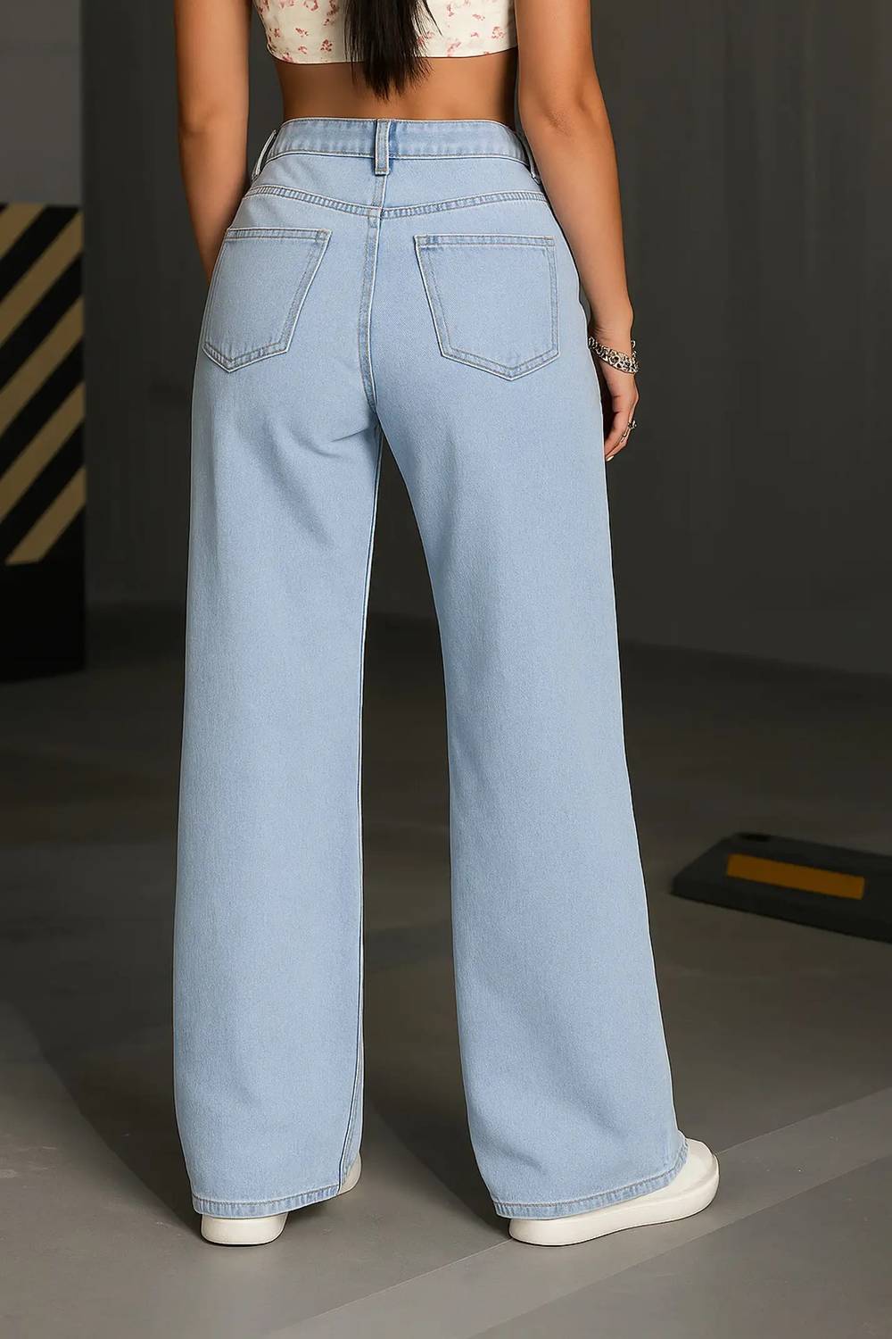 Denimview DV Wide Leg Women Light Blue Jeans - Image 2