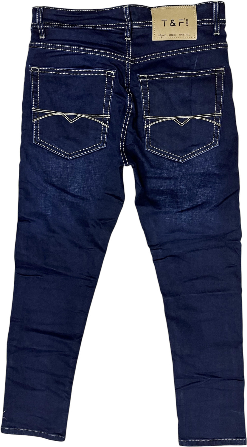 Image of T&F X.D.N.M Slim Men Dark Blue Jeans