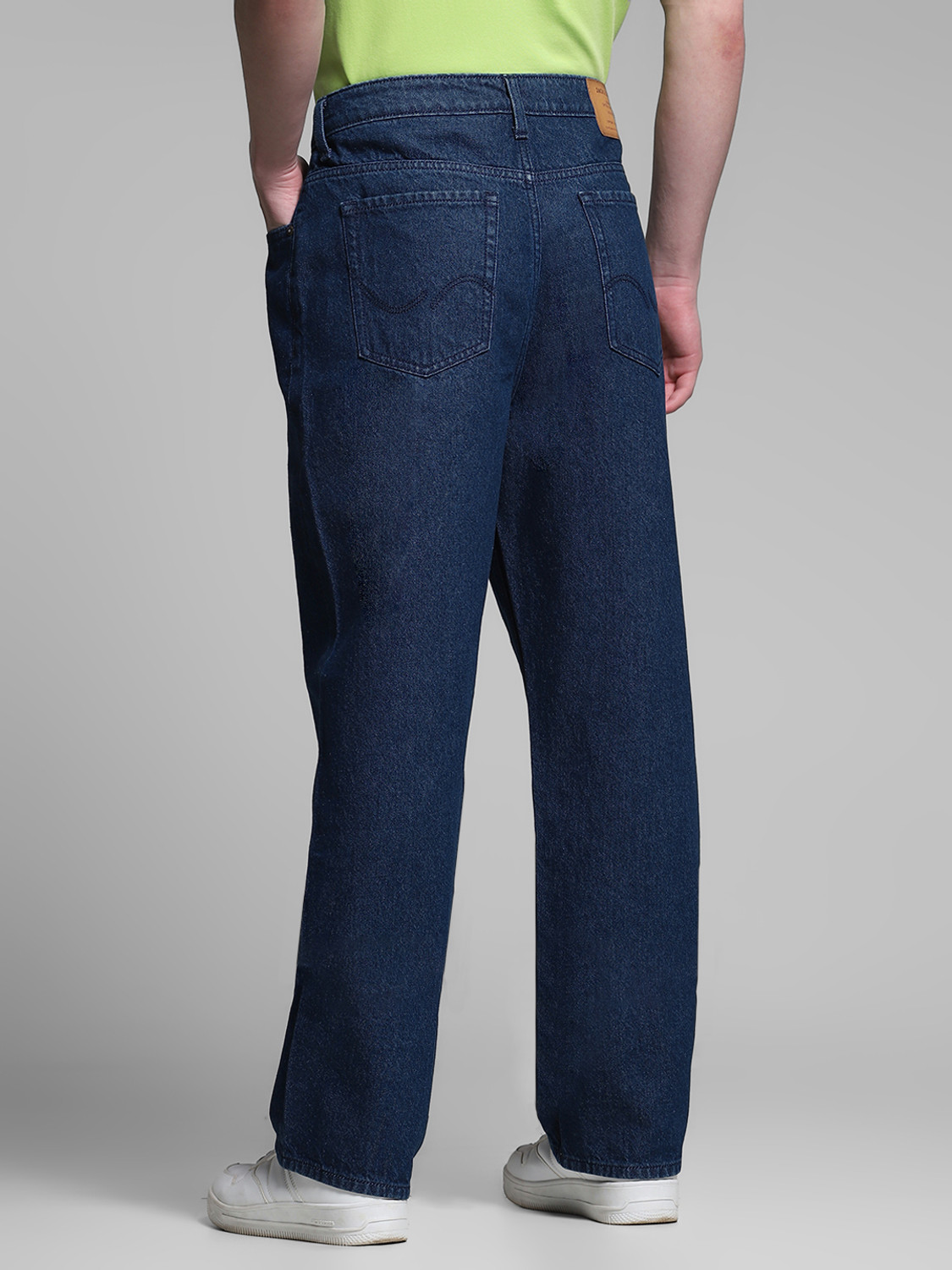 Image of JACK & JONES Loose Fit Men Dark Blue Jeans