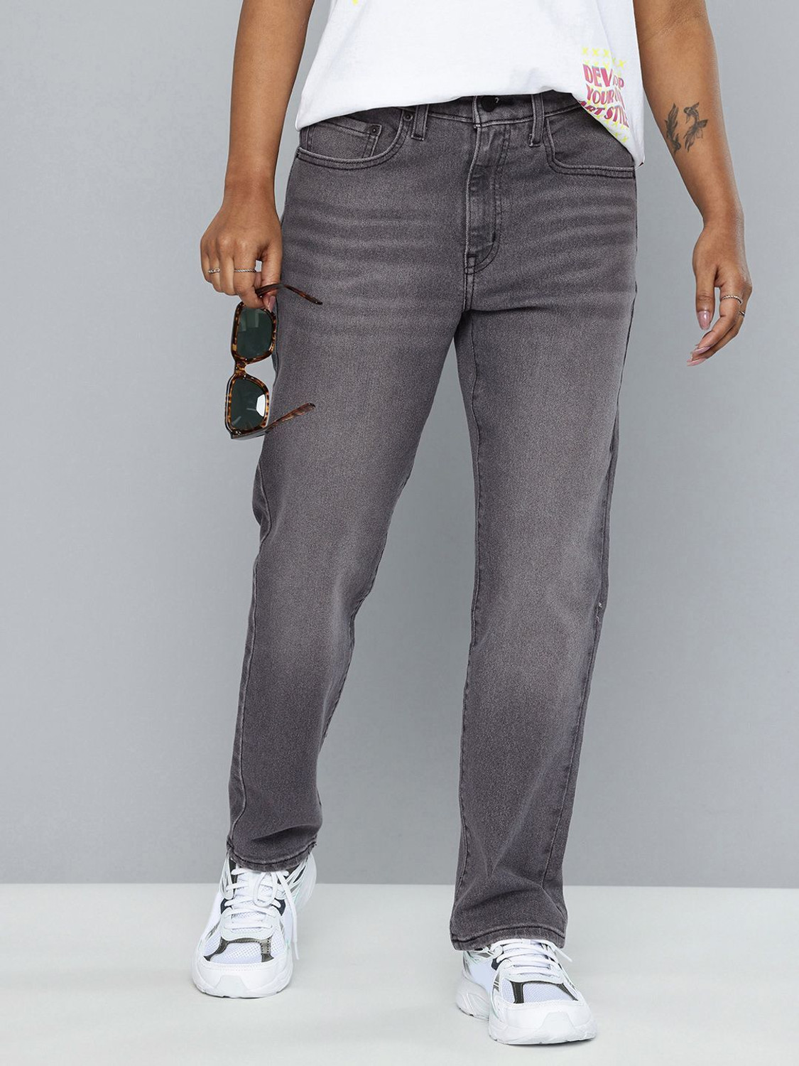 Image of LEVI'S Slim Women Grey Jeans