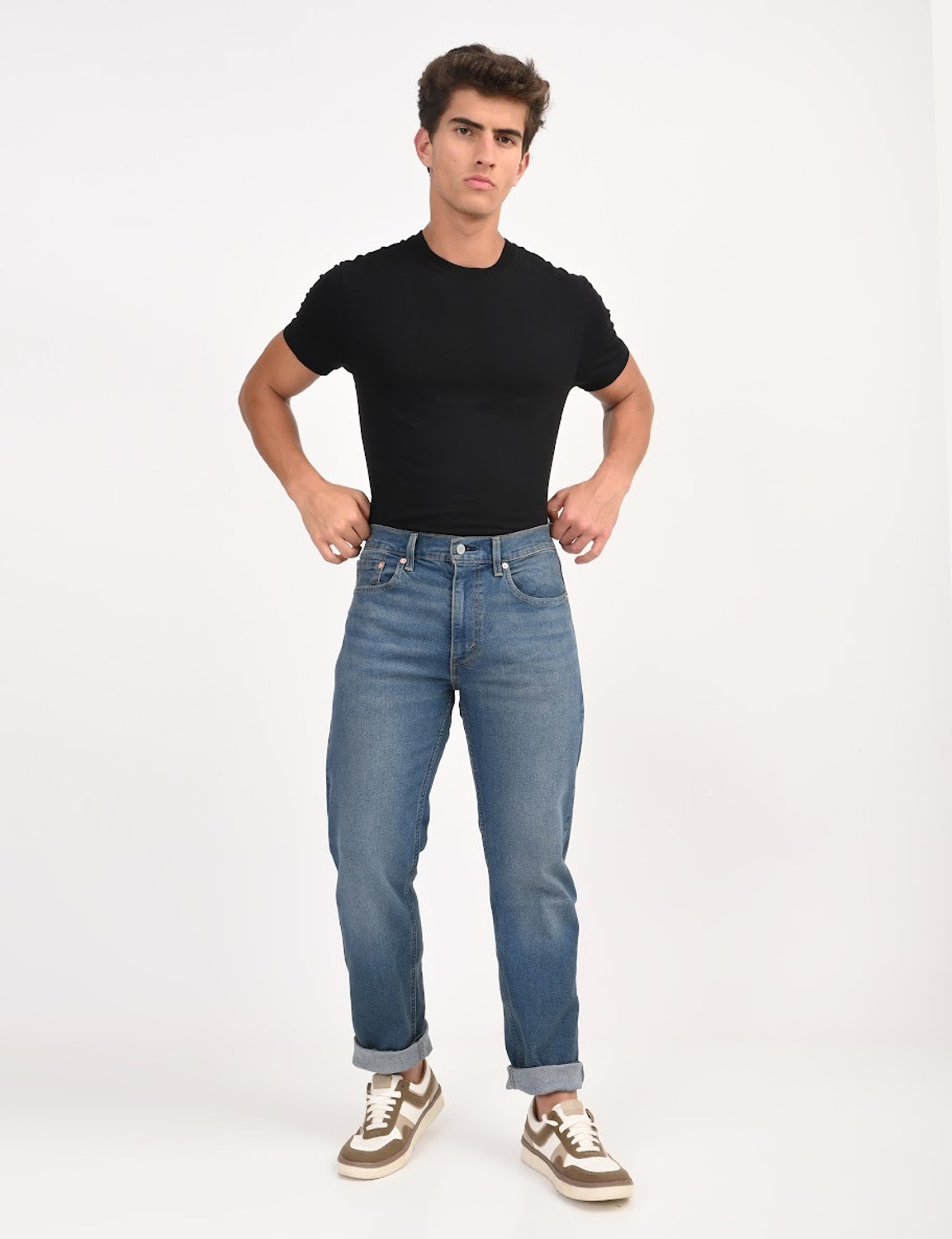 Image of LEVI'S Straight Fit Men Blue Jeans