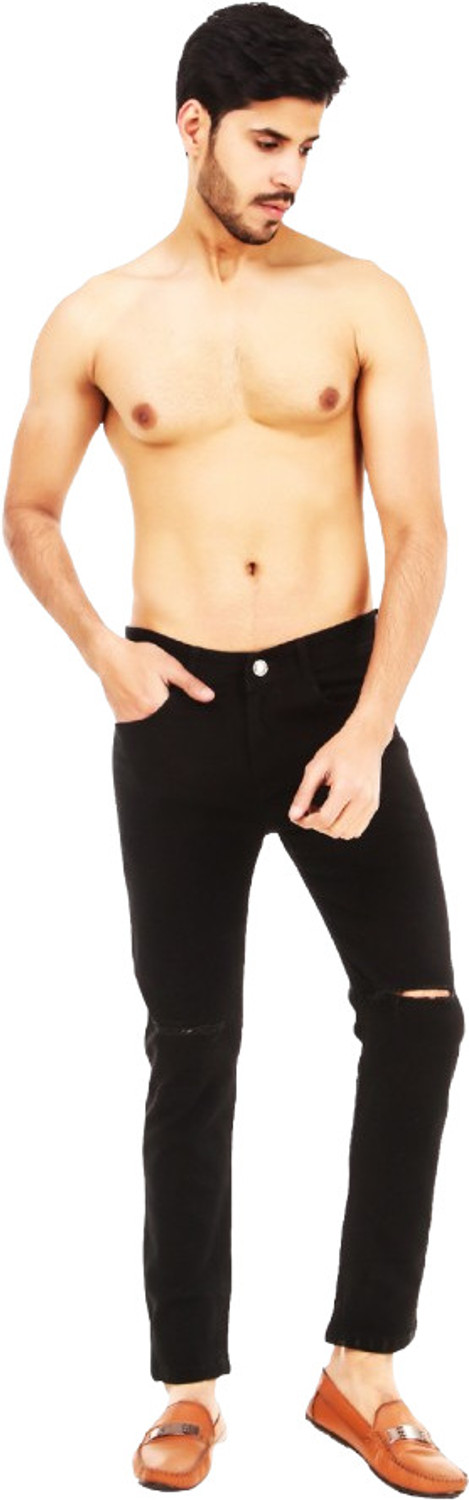 Image of spenze Slim Men Black Jeans