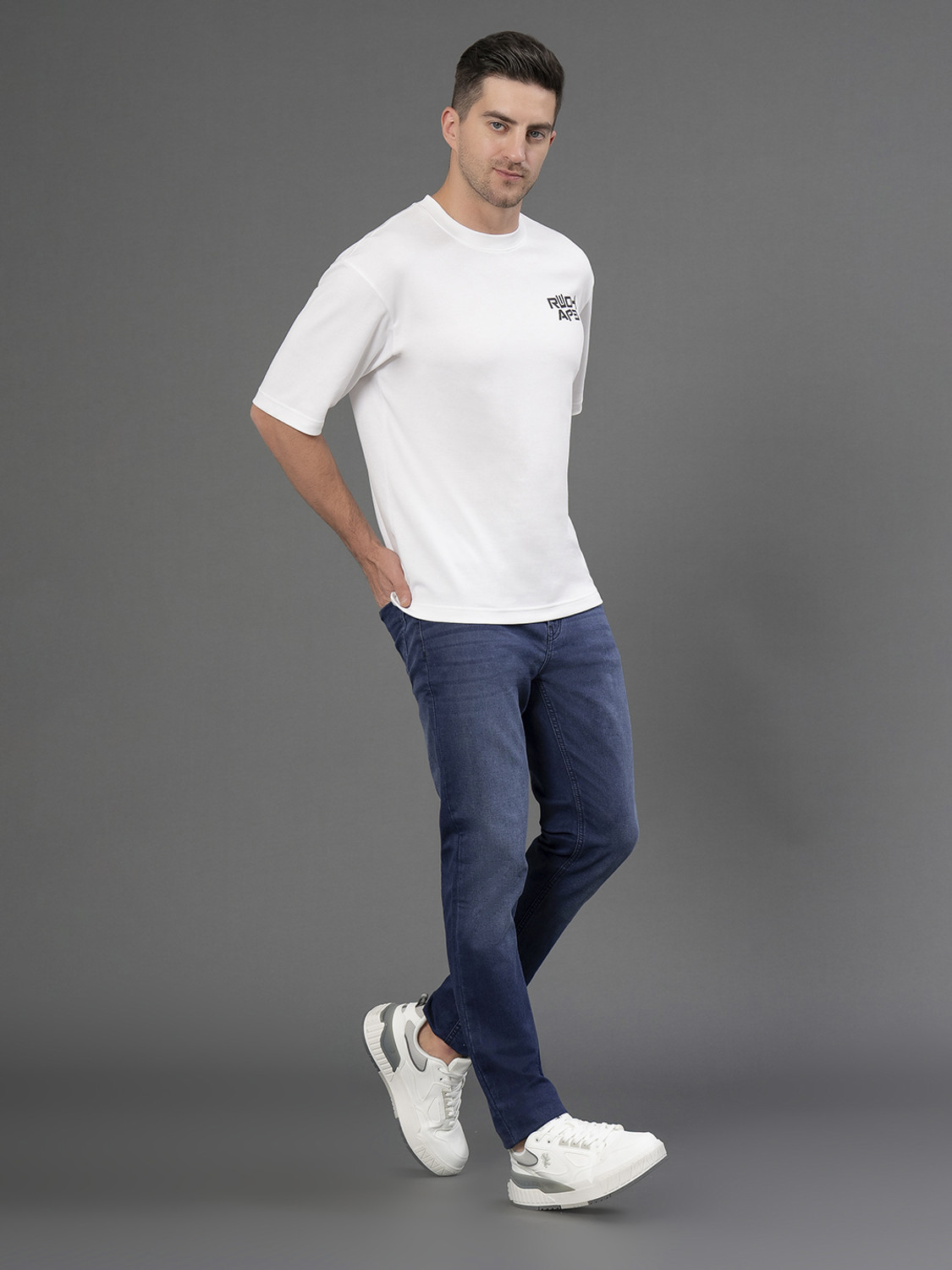 Image of RED TAPE Skinny Men Blue Jeans