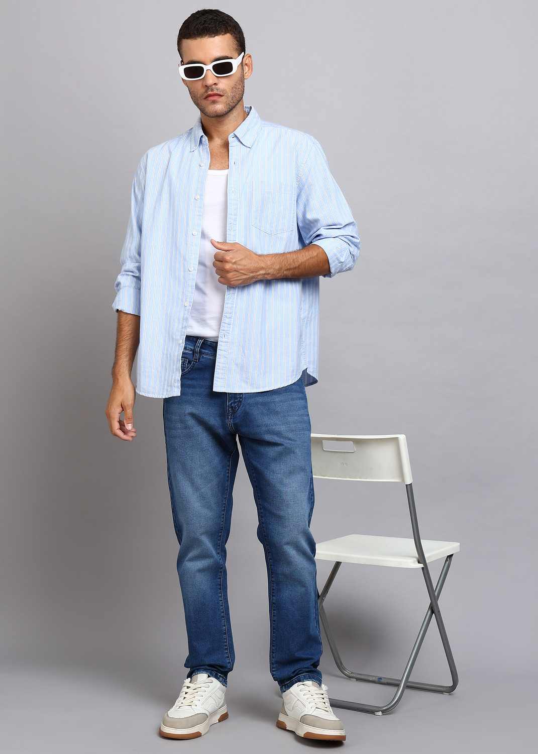 Image of SPARKY Slim Men Blue Jeans