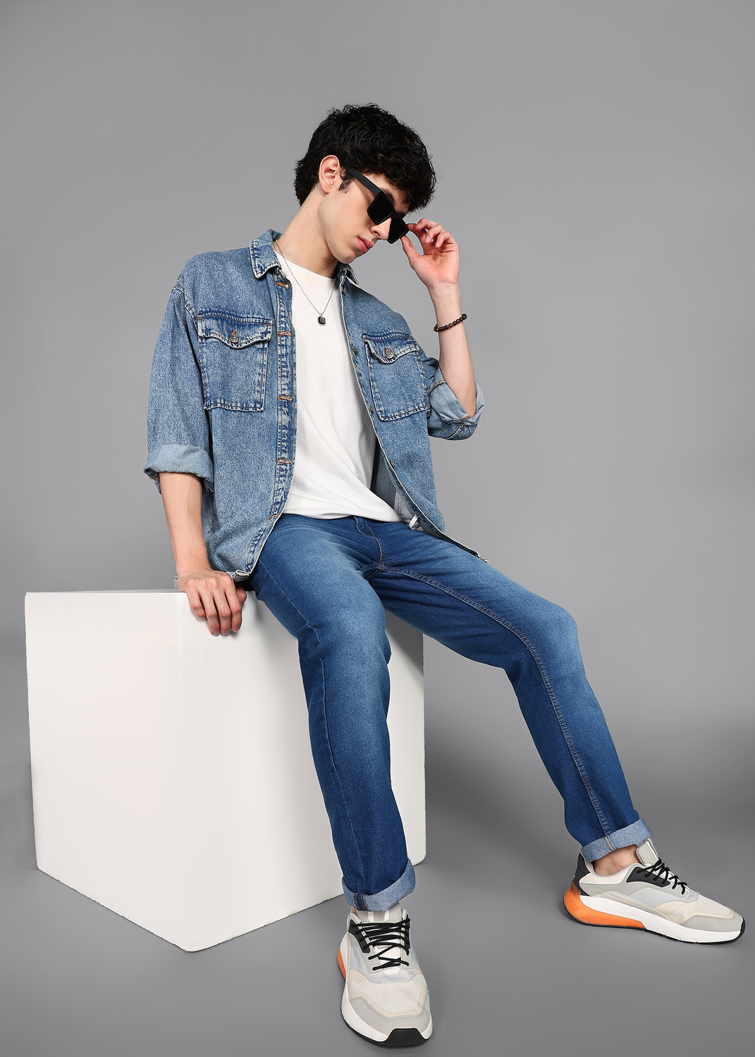 Image of METRONAUT Slim Men Blue Jeans