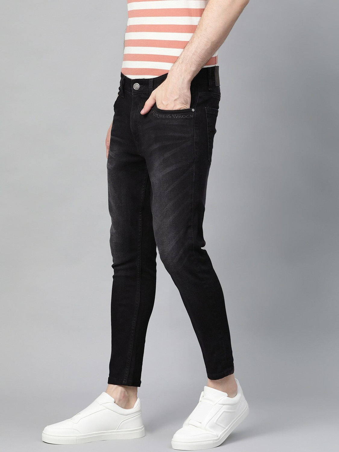 Image of WROGN Skinny Men Black Jeans