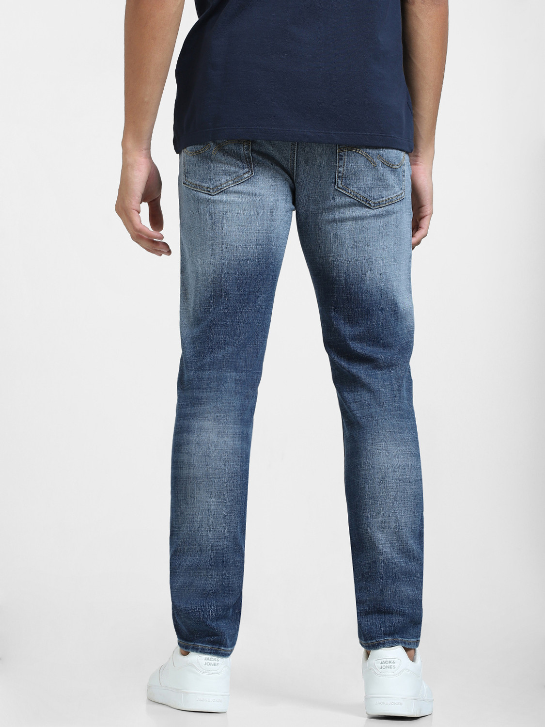 Image of JACK & JONES Skinny Men Blue Jeans