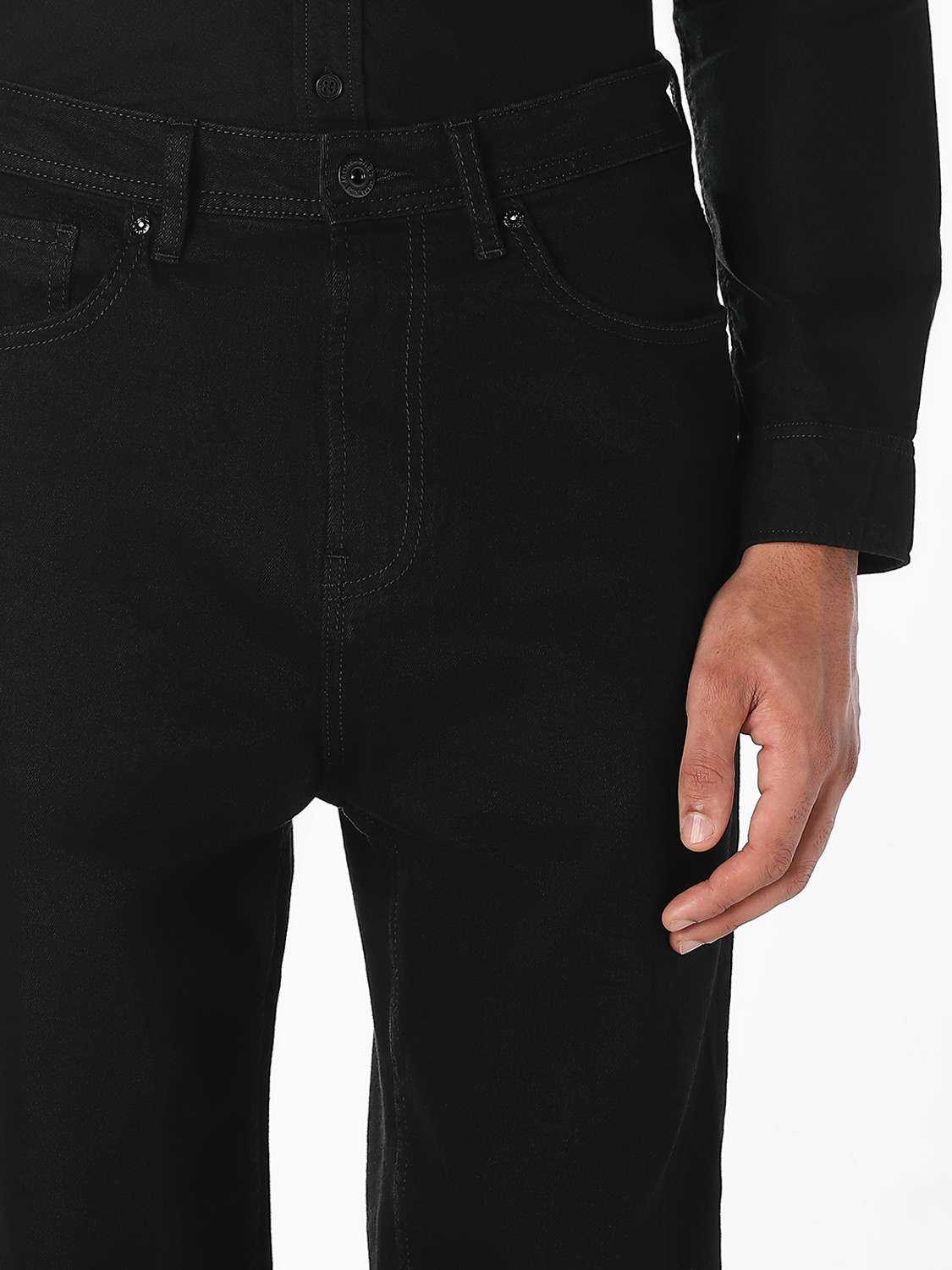 Image of JACK & JONES Loose Fit Men Black Jeans