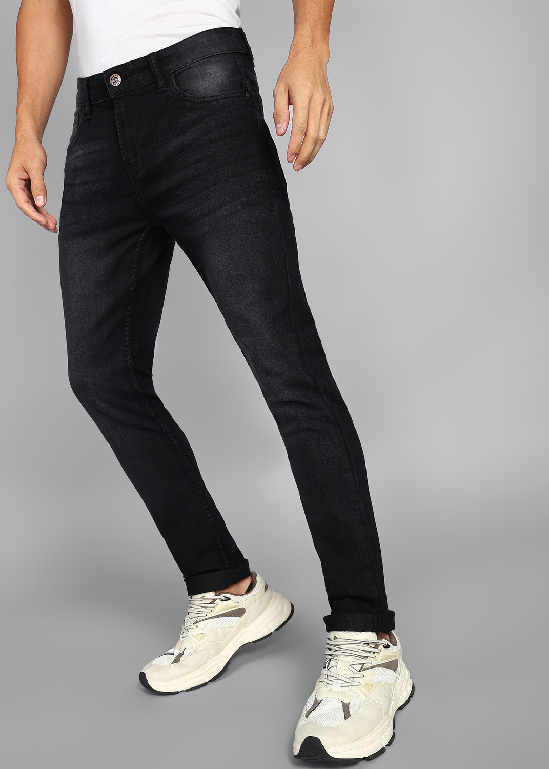 Image of METRONAUT Skinny Men Black Jeans