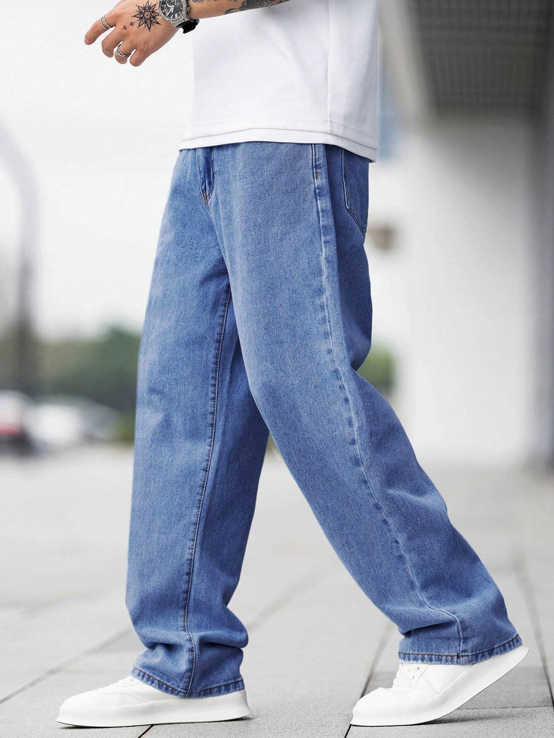 Image of R.Code by The Roadster Life Co. Regular Men Blue Jeans