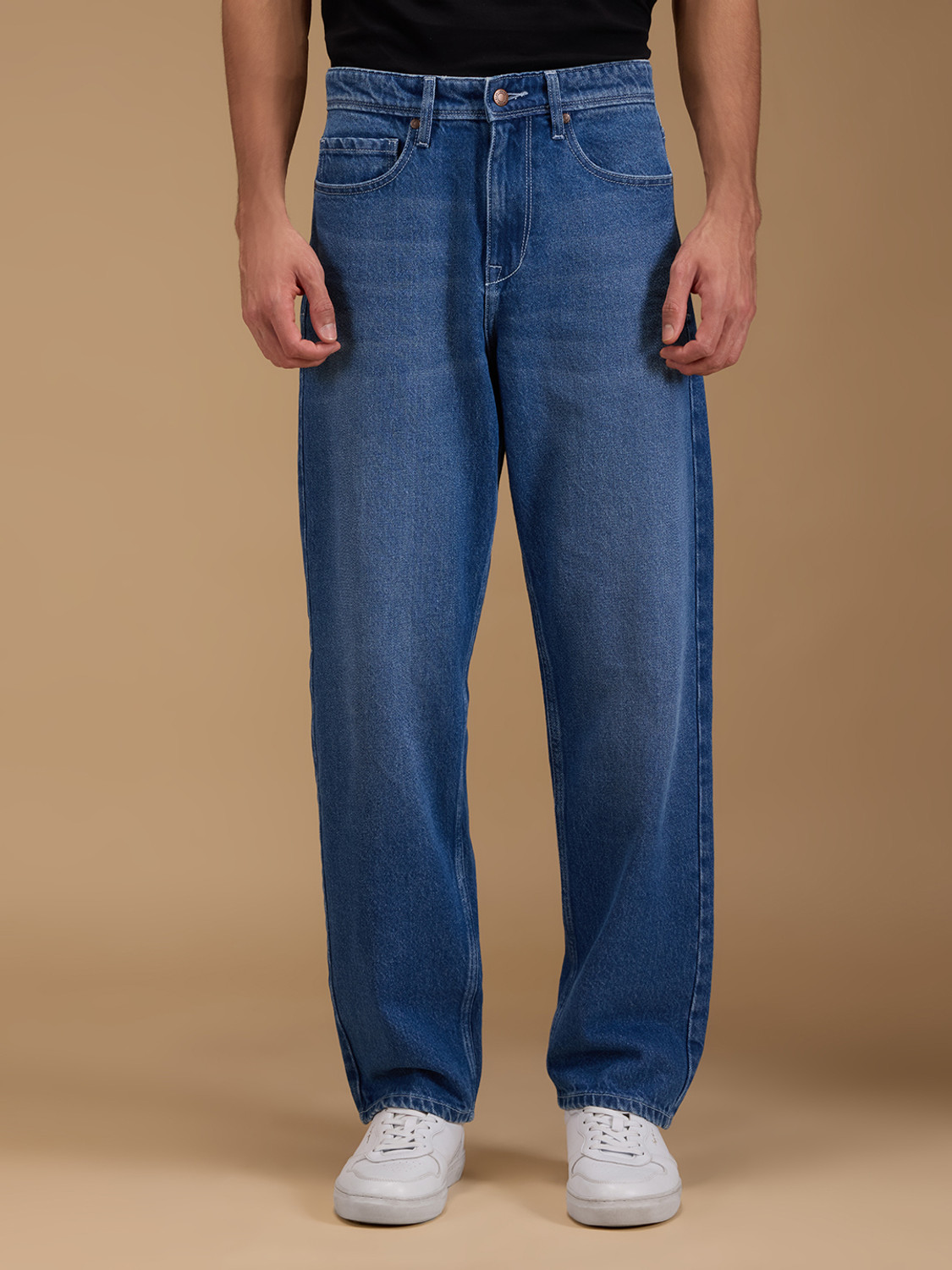 Image of Pepe Jeans Relaxed Fit Men Blue Jeans