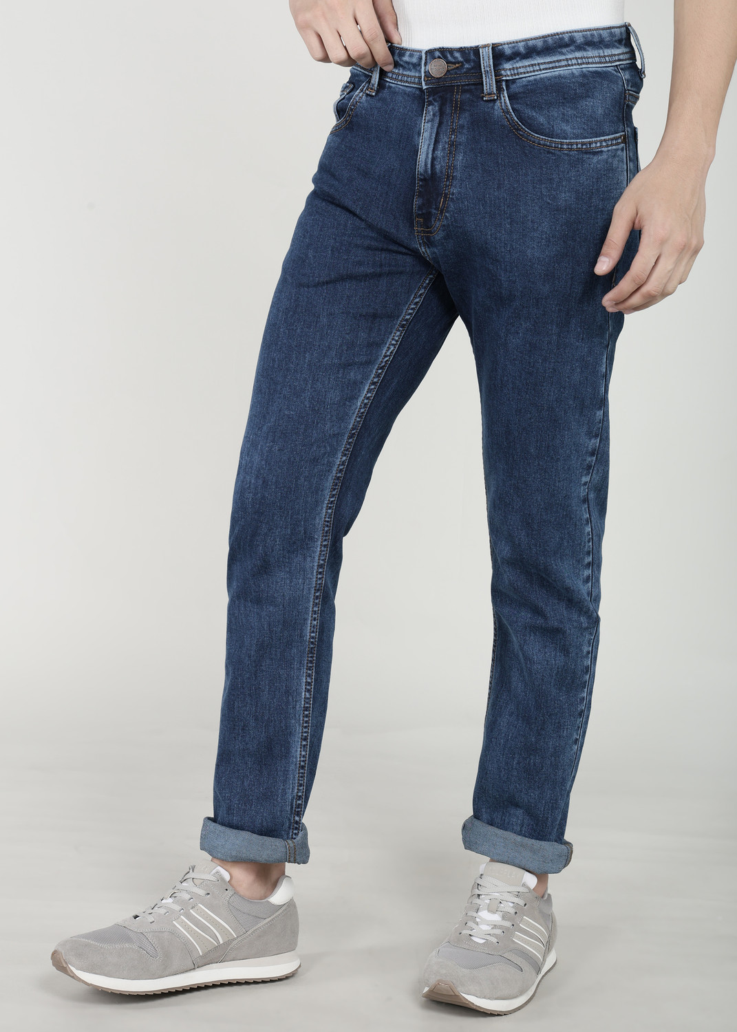 Image of PETER ENGLAND Regular Men Blue Jeans